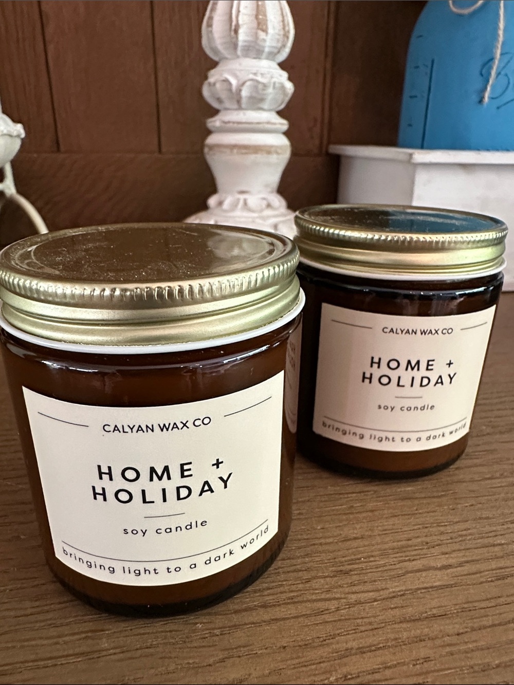 Calyan Wax Co. Home + Holiday Soy Candle Bundle of 2